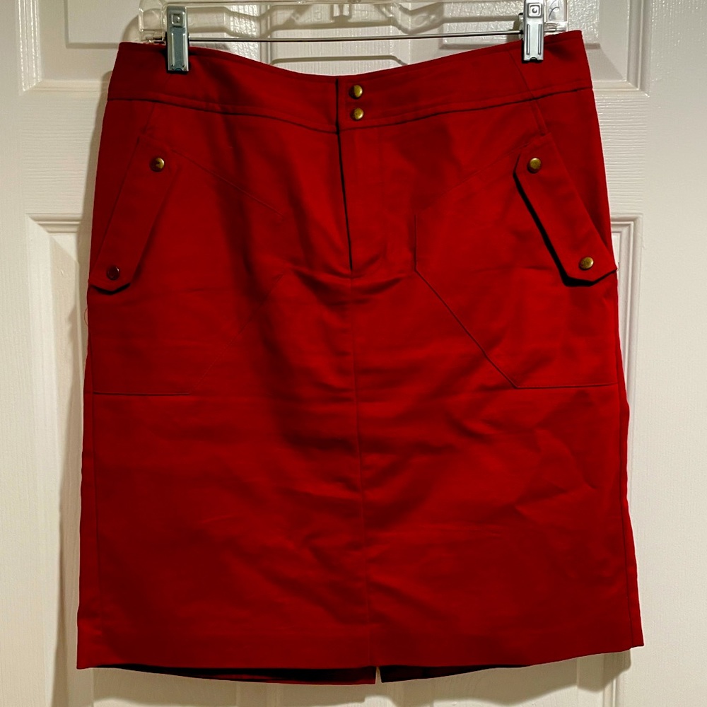 Women’s pencil skirt in red size 10 feom Worthington